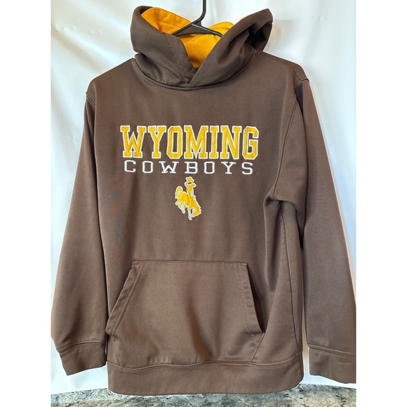 Wyoming Cowboys Youth Size M  (12-14) Hoodie‎ $40 MSRP - Picture 2 of 5